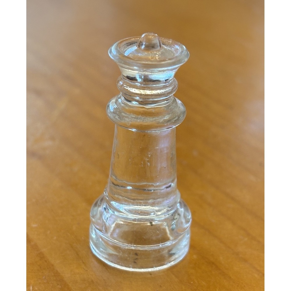 Chess Glass Queen  2" Tall